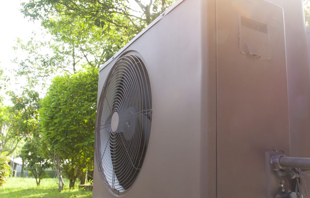 Air conditioning (HVAC) installed outside the building.